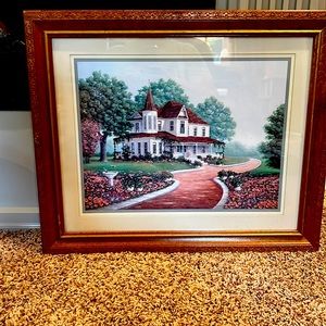 Framed art - Victorian home